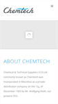 Mobile Screenshot of chemtech.mu